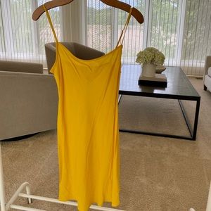 REVOLVE Yellow Slip Dress